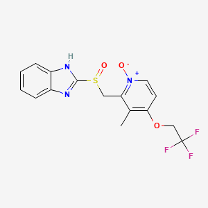 Chemical structure of Lansoprazole N-oxide