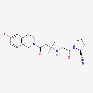Chemical structure of 3,5-ADB-4en-PFUPPYCA