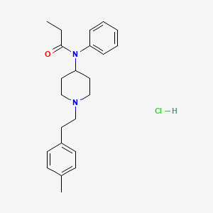 Chemical structure of 4'-methyl Fentanyl (hydrochloride) (exempt preparation)