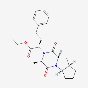 Chemical structure of Ramipril Diketopiperazine