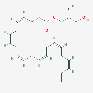 Chemical structure of Monodocosahexaenoin