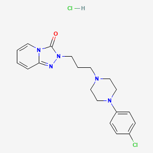 Chemical structure of 4-Chloro trazodone isomer hydrochloride