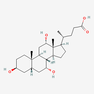 Chemical structure of 3β-Cholic Acid