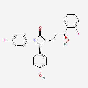 Chemical structure of Ezetimibe Fluoro Isomer