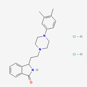 Chemical structure of PD 168568 (hydrochloride)