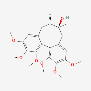 Chemical structure of Schizandrin