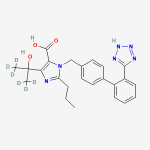Chemical structure of Olmesartan-d6