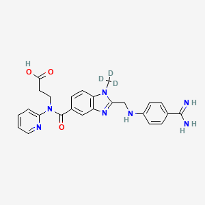 Chemical structure of Dabigatran-d3