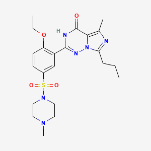 Chemical structure of N-Desmethylvardenafil