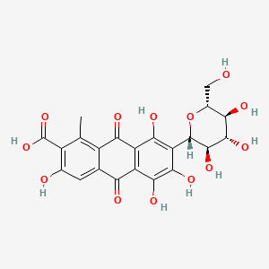 Chemical structure of Carmine