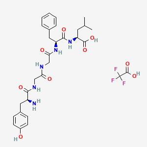 Chemical structure of Leu-Enkephalin (trifluoroacetate salt)