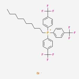 Chemical structure of 4-CF3-TPP-DC