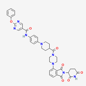 Chemical structure of PROTAC(H-PGDS)-7