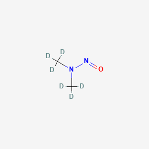 Chemical structure of N-Nitrosodimethylamine-d6