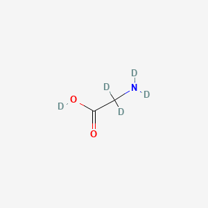 Chemical structure of Glycine-d5