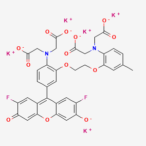 Chemical structure of Fluo-4 (potassium salt)