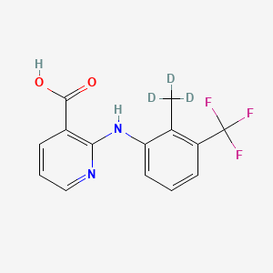 Chemical structure of Flunixin-d3