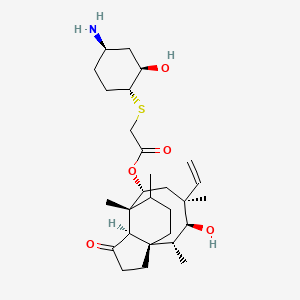 Chemical structure of Lefamulin