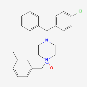 Chemical structure of Meclizine N-oxide