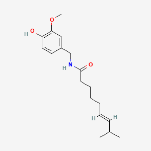 Chemical structure of Capsaicin-d3