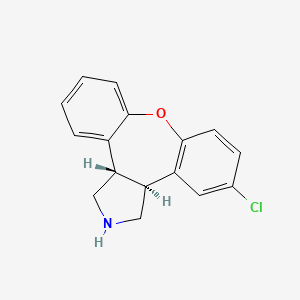 Chemical structure of N-desmethyl Asenapine