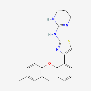 Chemical structure of Abafungin