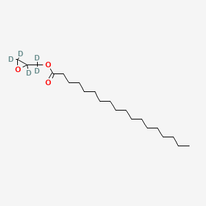 Chemical structure of Glycidyl Stearate-d5