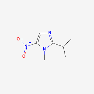 Chemical structure of Ipronidazole