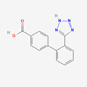 Chemical structure of Valsartan Acid