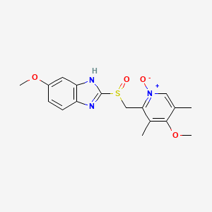 Chemical structure of Omeprazole N-oxide