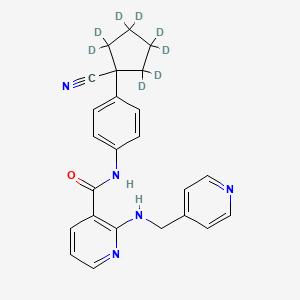 Chemical structure of Apatinib-d8