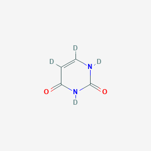 Chemical structure of Uracil-d4