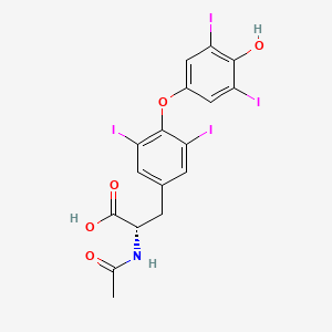 Chemical structure of N-Acetylthyroxine