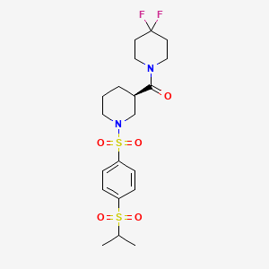 Chemical structure of DX3-213B