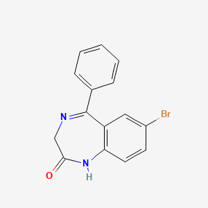 Chemical structure of Desalkylgidazepam