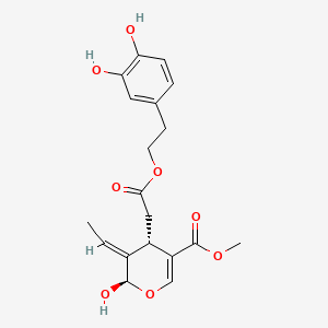 Chemical structure of Oleuropein aglycon