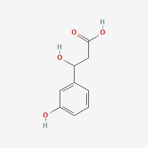 Chemical structure of 3-(3-Hydroxyphenyl)-3-hydroxypropanoic Acid