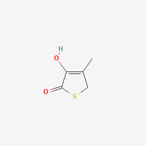 Chemical structure of 3-Hydroxy-4-methyl-2(5H)-thiophenone