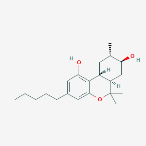 Chemical structure of 8(S)-hydroxy-9(S)-Hexahydrocannabinol