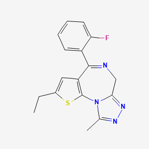 Chemical structure of Fluetizolam