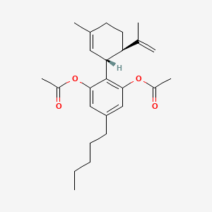 Chemical structure of Cannabidiol diacetate