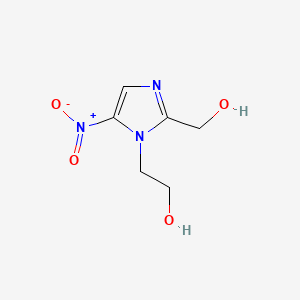 Chemical structure of Hydroxymetronidazole