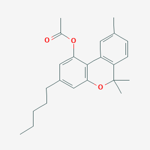 Chemical structure of Cannabinol Acetate