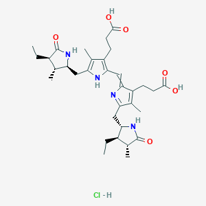 Chemical structure of Stercobilin (hydrochloride)