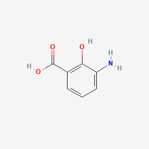 Chemical structure of 3-Aminosalicylic Acid