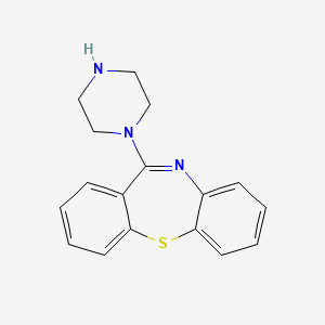Chemical structure of Norquetiapine