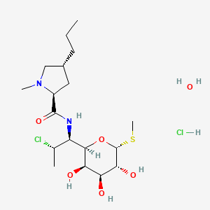 Chemical structure of Clindamycin (hydrochloride hydrate)
