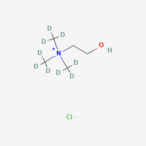 Chemical structure of Choline-d9 (chloride)