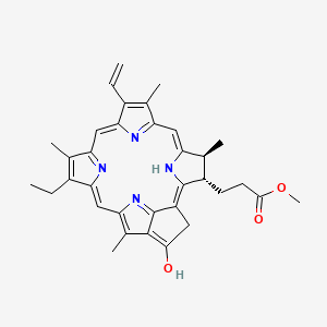 Chemical structure of Pyropheophorbide a methyl ester