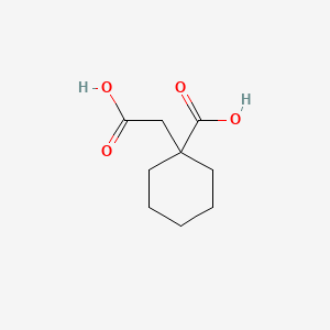 Chemical structure of 1-Carboxycyclohexaneacetic Acid